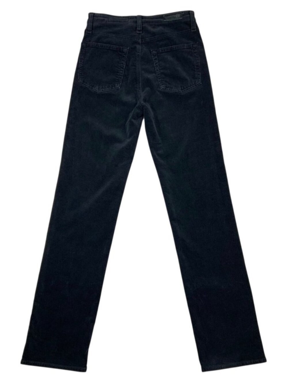 AG Adriano Goldschmied Alexxis High Rise Vintage Straight Corduroy Jean 26 Black - Picture 12 of 13